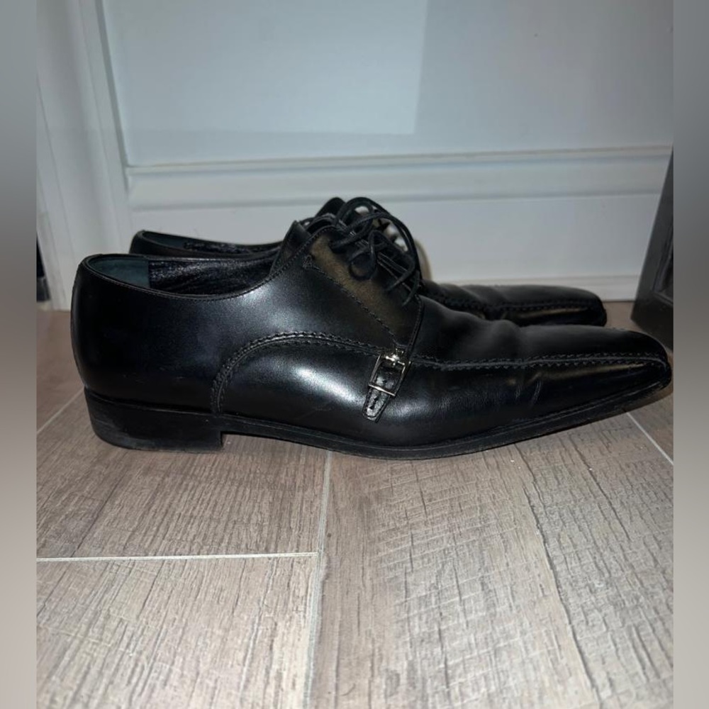 Black Louis Vuitton dress shoes
